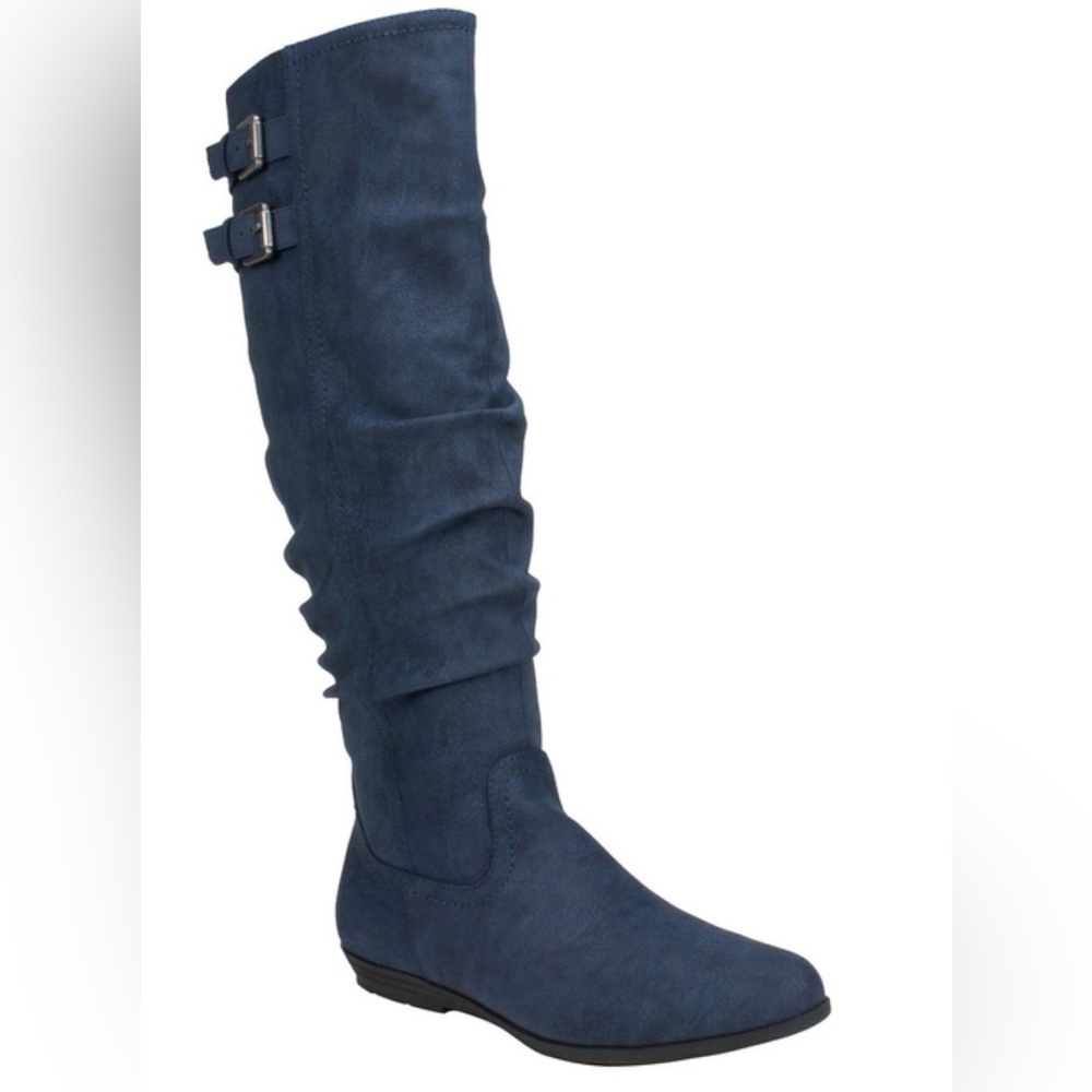 NWT Fayla Cliffs knee high boots (blue)